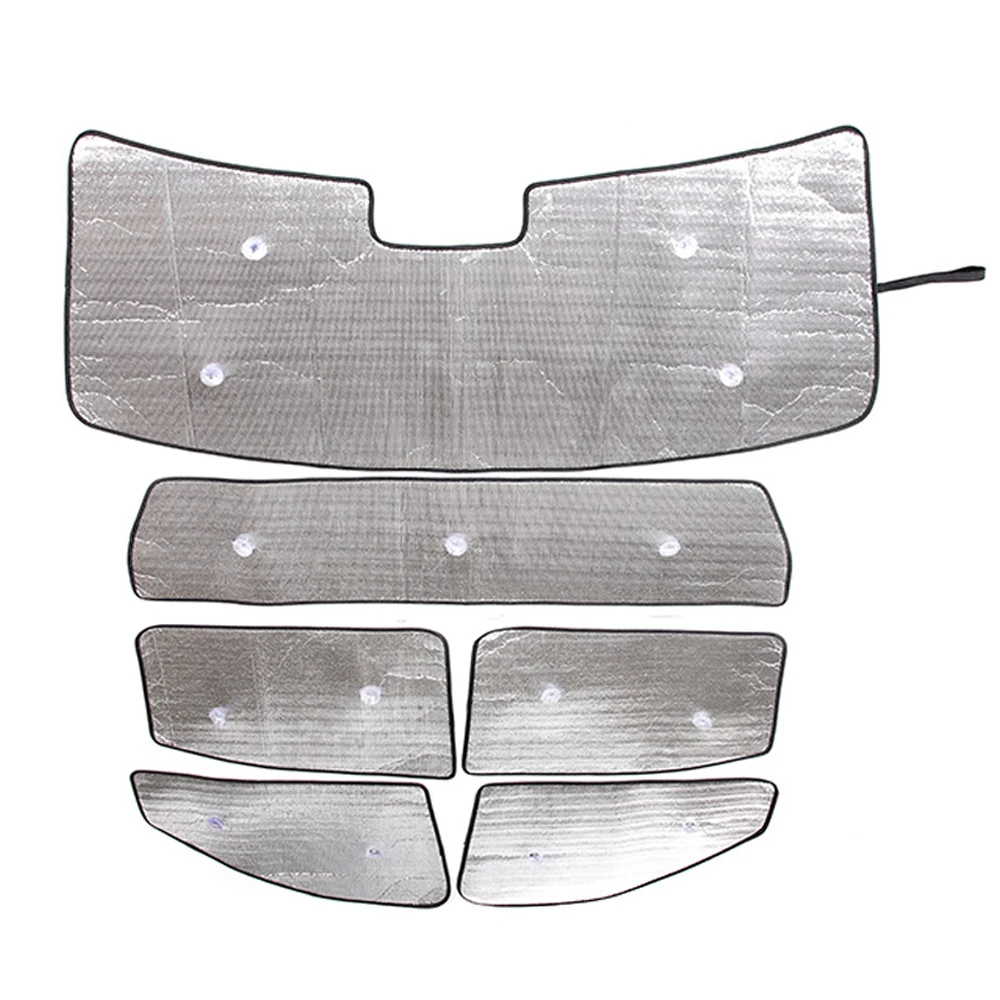 

6pcs Car Window Sunshade Visors Full Set UV Block Cover For Toyota Tundra 2022-2023