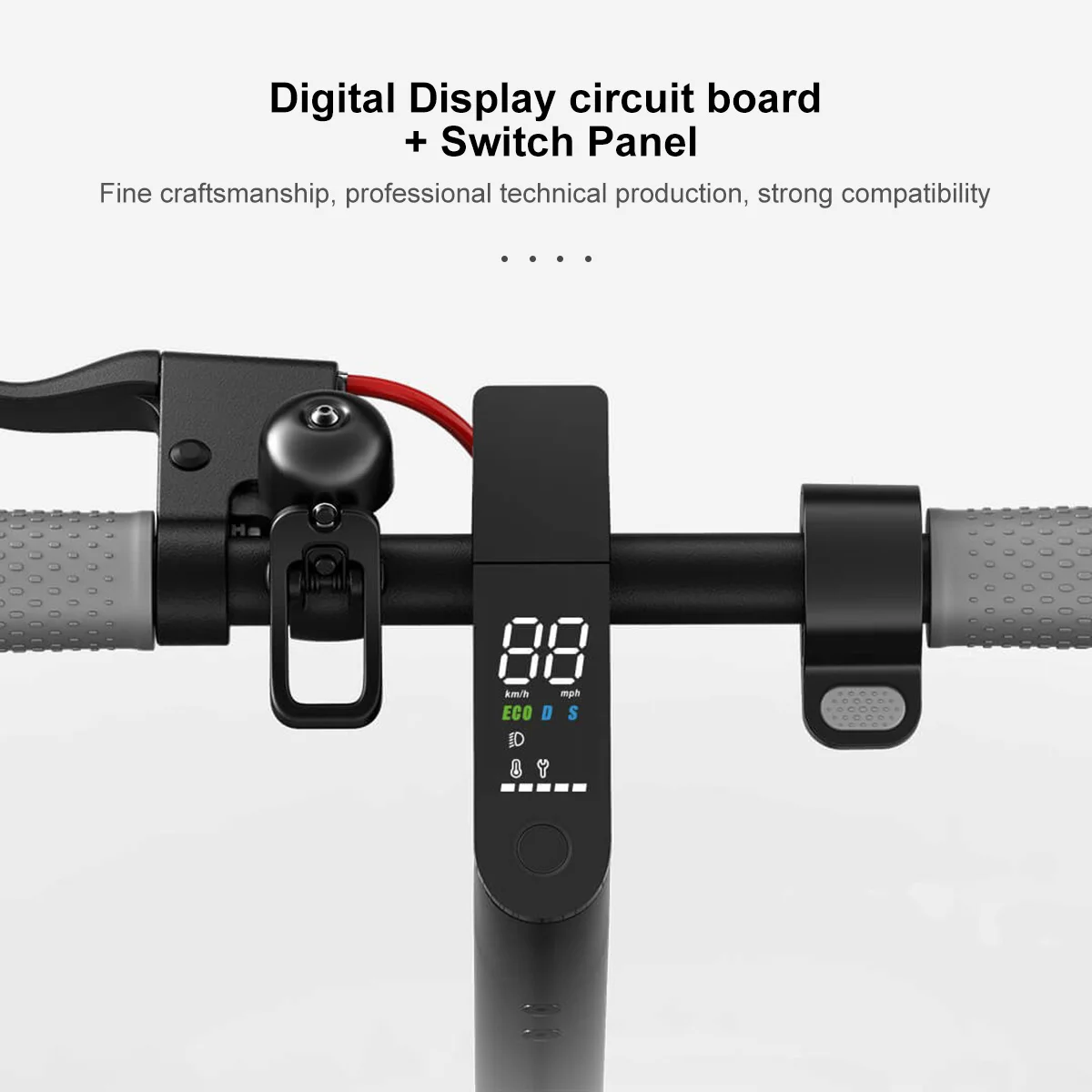 

Electric Scooter Board Dashboard Cover Durable Long Lasting Compatible M365 Pro Replace Old Black