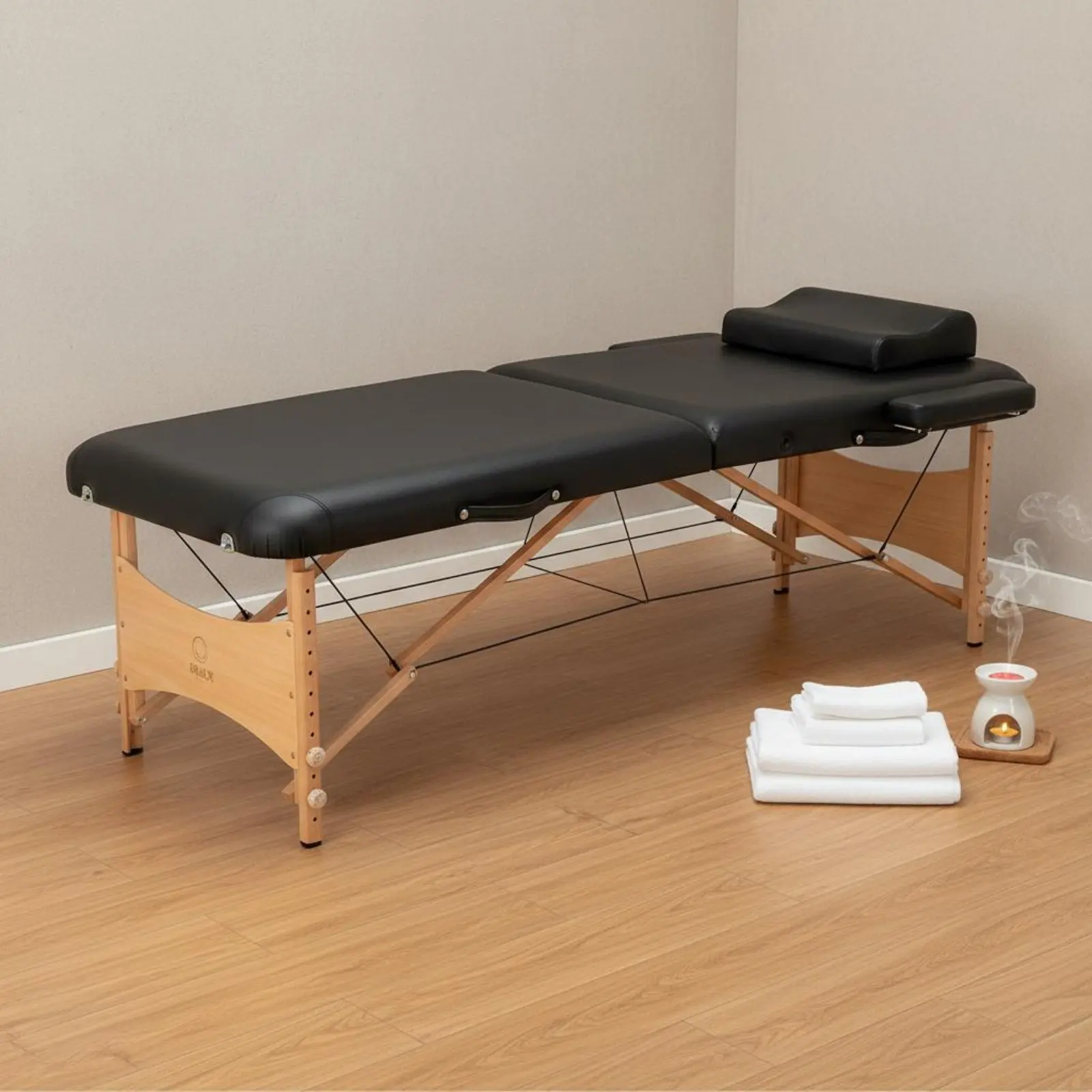 Folding Massage Table Foldable Portable Massage Table Personal Care Furniture Multi-Use Face Cradle for Beauty Personnel