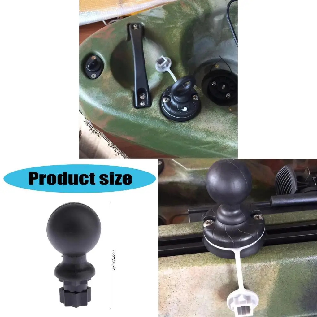 Q39E Inflatable Boats Kayak Quick Release Track Base Slide Guide Systems Balls Mount Water Sports Accessories Enduring