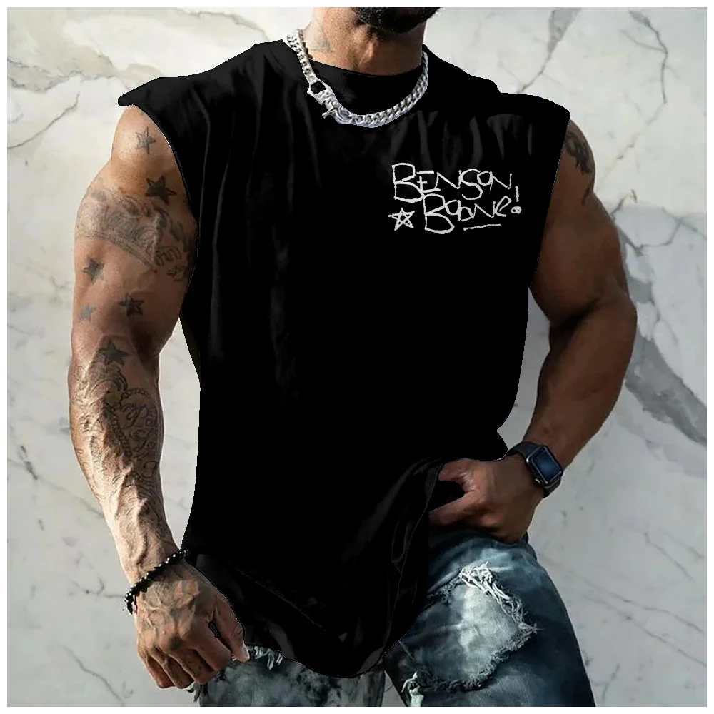 

Benson Boone Tank Tops Unisex Sleeveless Gym Vest Women Men Trendy Sportwear Outdoor Streetwear