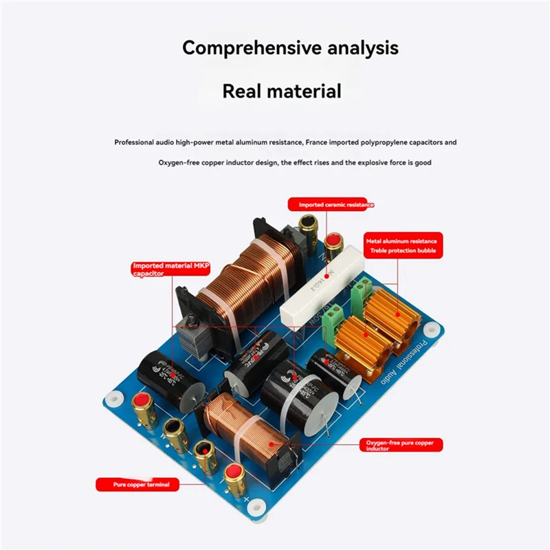 DIGIT-2X Two-Way Speaker Crossover Professional Stage Performance 1500W Frequency Divider For Single 15 Inch 18 Inch Speaker