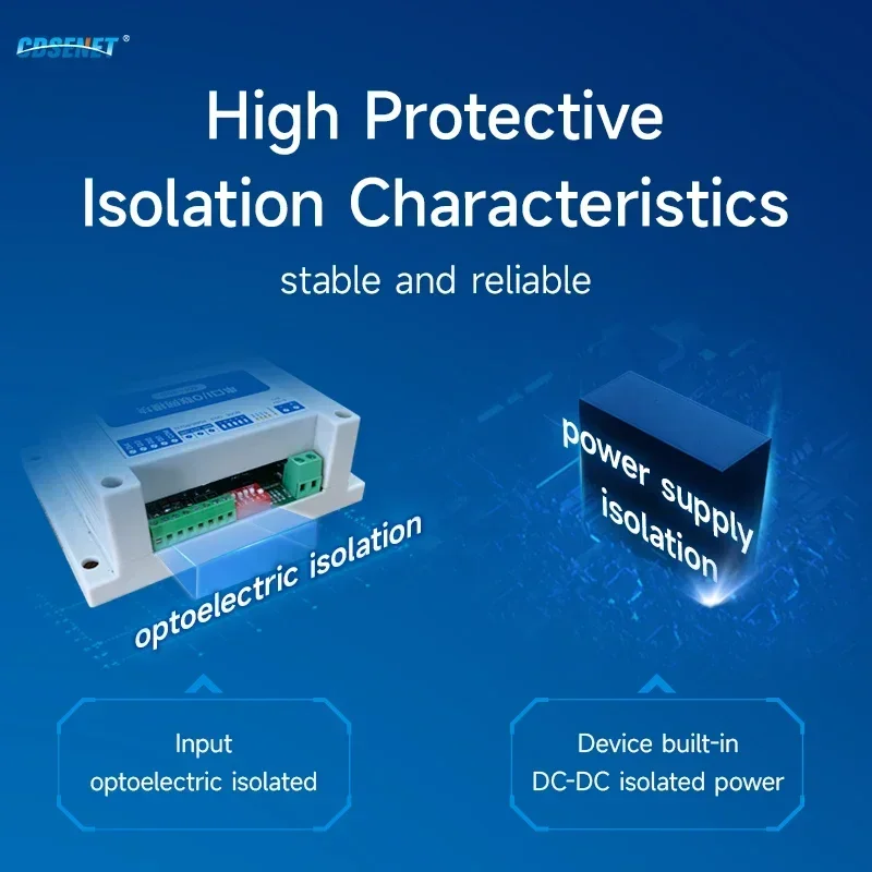 Интерфейс AI DI DO RS485, ModBus RTU, последовательный модуль ввода-вывода CDSENET MA01-AXCX4020, 8 цифровых выходов, установка на рейку, 8 В ~ 28 В постоянного тока