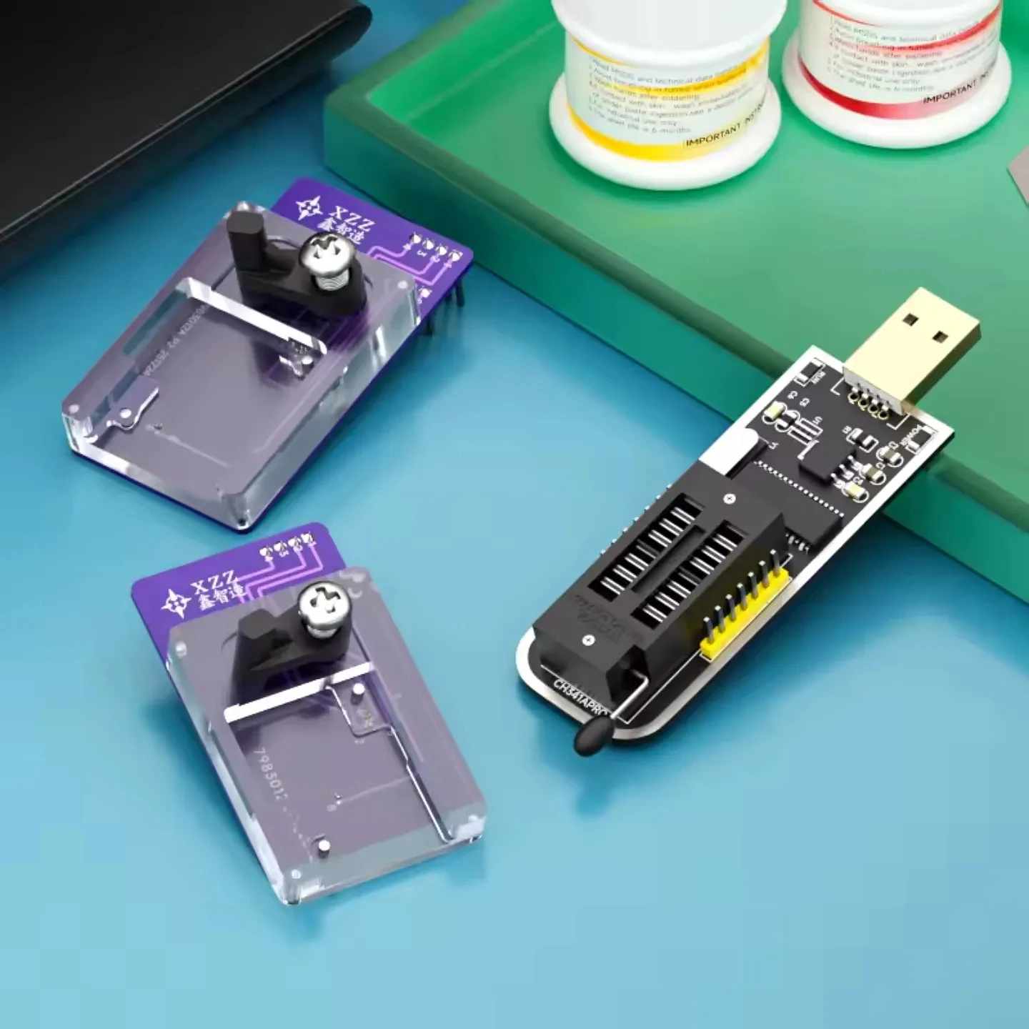 XINZHIZAO XZZ U2 Layer-free Charging Chip Reader/Writer Wire-free Repair for Phone 15-16 Series Repair Tools