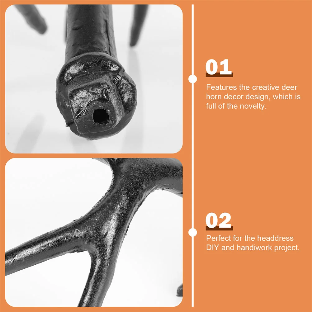 

Deer Antlers Plastic Halloween Costume Headband Diy Accessories Decor For Crafts Party Supplies Diy Hair Accessories