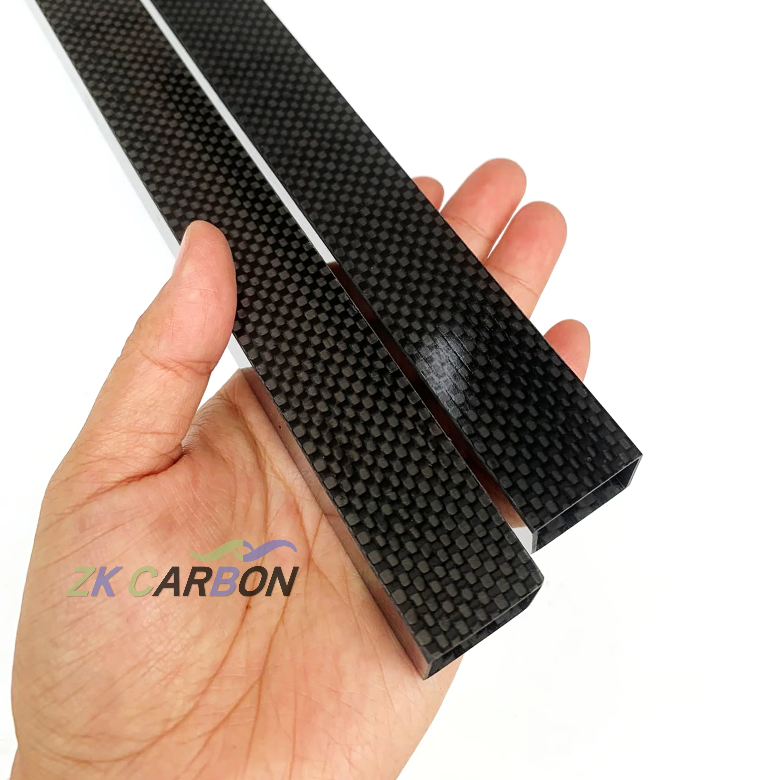 1Pcs 3K Full Carbon Fiber Square Tube OD 10mm 15mm 20mm 25mm 30mm 40mm Length 500mm for 3D Printers High Strength Carbon Tube - Image 3
