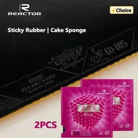 Original Reactor Cabol 2PC Table Tennis Rubber with Cake Sponge Stick Ping Pong Rubber Popular Rubber for Table Tennis Training