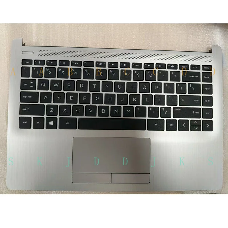 

M For HP 340 348 g5 Laptop C Cover With keyboard Silvery L55595-001