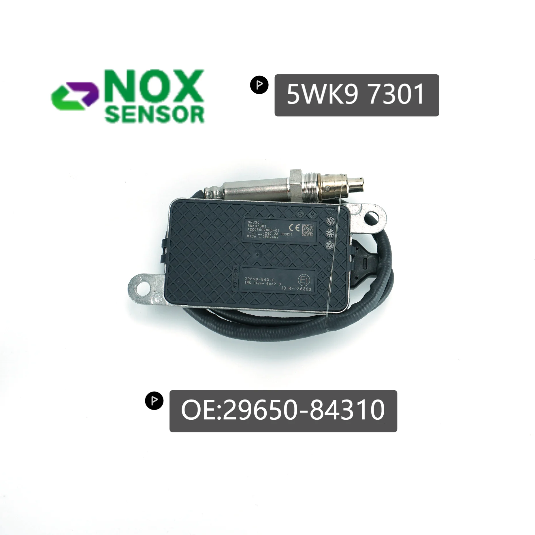 29650-84310 NOX SENSOR 5WK9 7301 Original NEW Nitrogen Oxide Sensor 24V For HYUNDAI truck