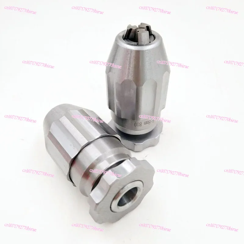 

High Precision Stainless Steel Self-tightening Drill Chuck 0-4 Straight Hole 0.6-8 MMB10/3/8-24 UNF