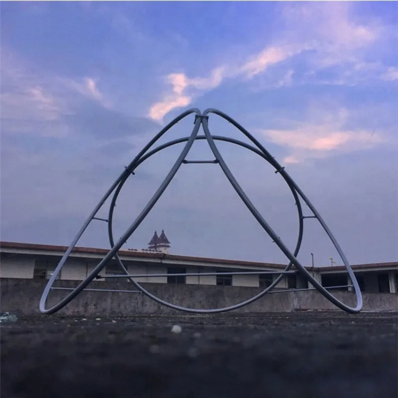 Heavy Duty Stainless Steel Round Outdoor Hammock Bracket 3 Ring Combination Representative Hammock