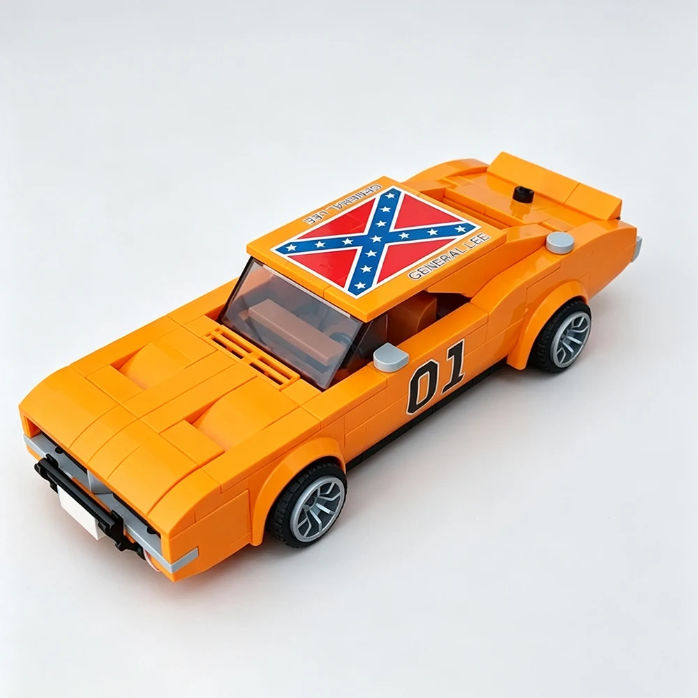 New MOC Speed ​​Series Classic Car Charger Model Building Blocks DIY Modular Technology Car Assembly Toy Adult Collectible Gift