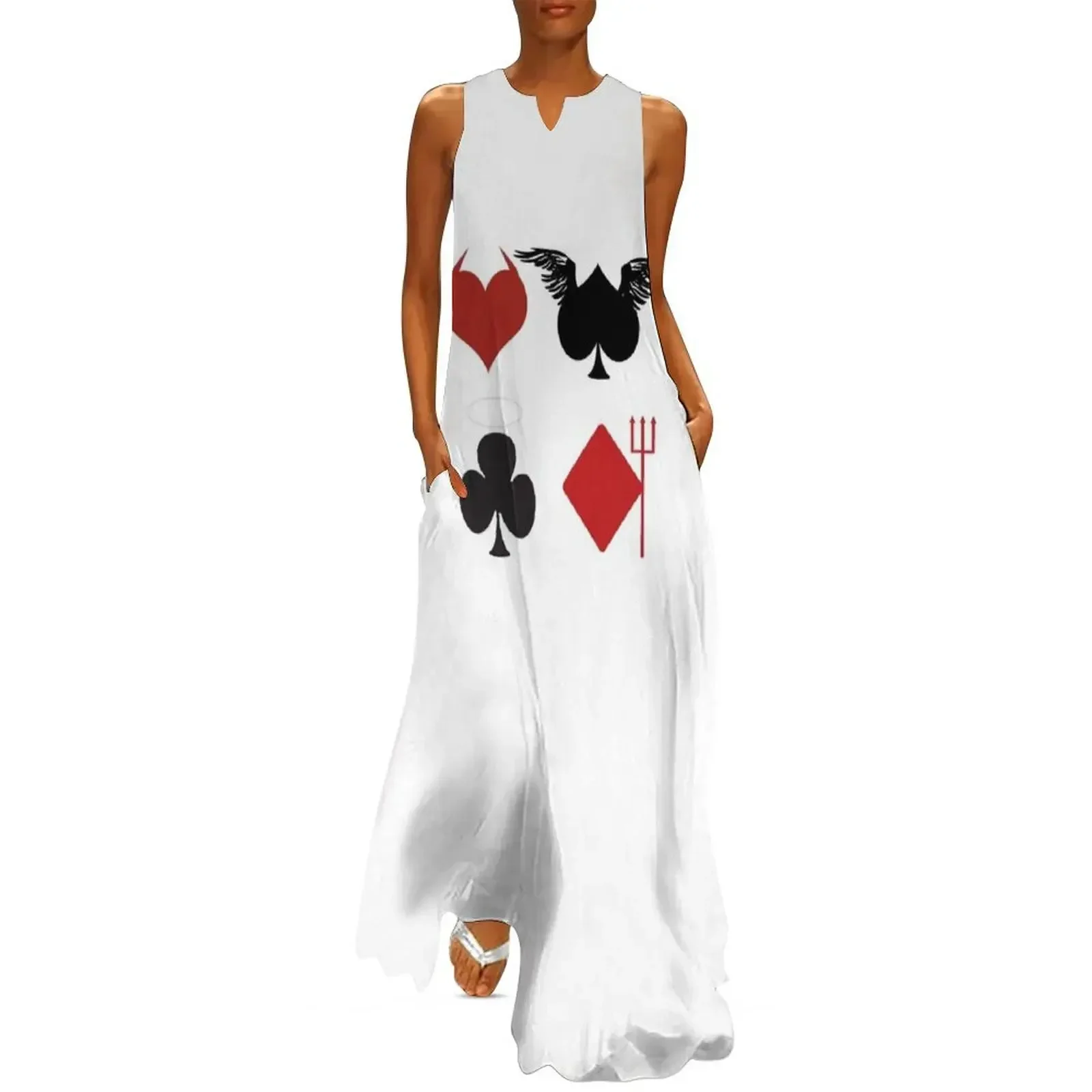 

Angel Devil Card Game Long Dress elegant women's sets clothes for woman summer dress woman 2025 dresses for women Dress