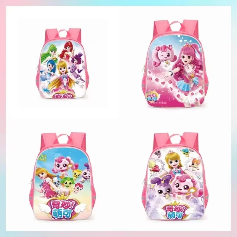 

In Stock Girls School Bags Princess Cartoon Catch Teenieping Schoolbags Pink Backpack Kids Cartoon Primary Bookbag Birthday Gift