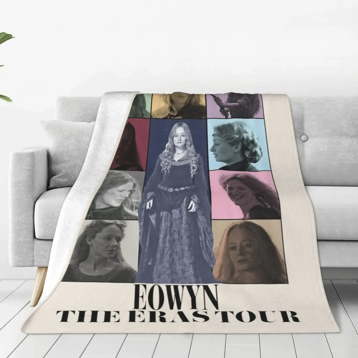 Eowyn Concert L-Lords Of The R-Rings Blankets Velvet Spring/Autumn Super Soft Throw Blanket for Sofa Bedroom Bedspreads