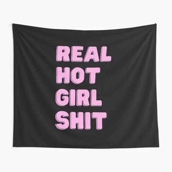 Real Hot Girl Sticker Megan Thee Stallio  Tapestry Home Decor Bedspread Printed Living Blanket Wall Mat Travel Beautiful Art