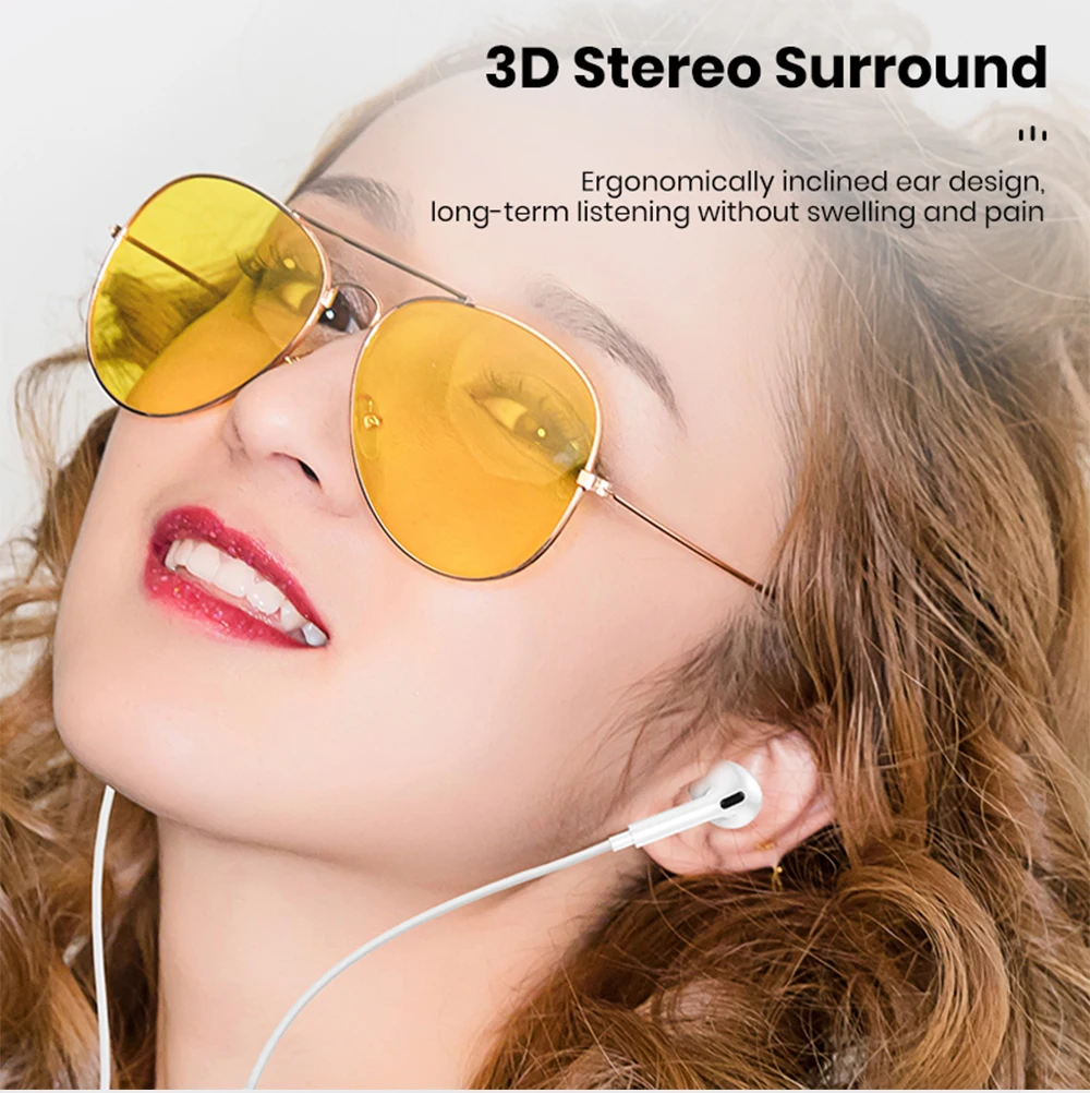 TOPK F05 3.5mm in Ear Earphone Stereo With Mic High Sound Quality HIFI Headphones