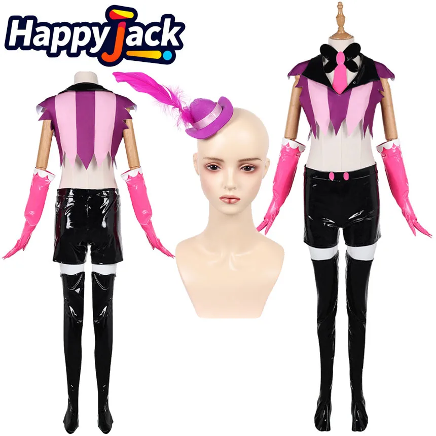 

Костюм ангела для косплея, костюм пыли, мультяшный отель, фантазия, топы для взрослых и женщин, брюки, перчатки, головные уборы, наряды, карнавальный костюм на Хэллоуин