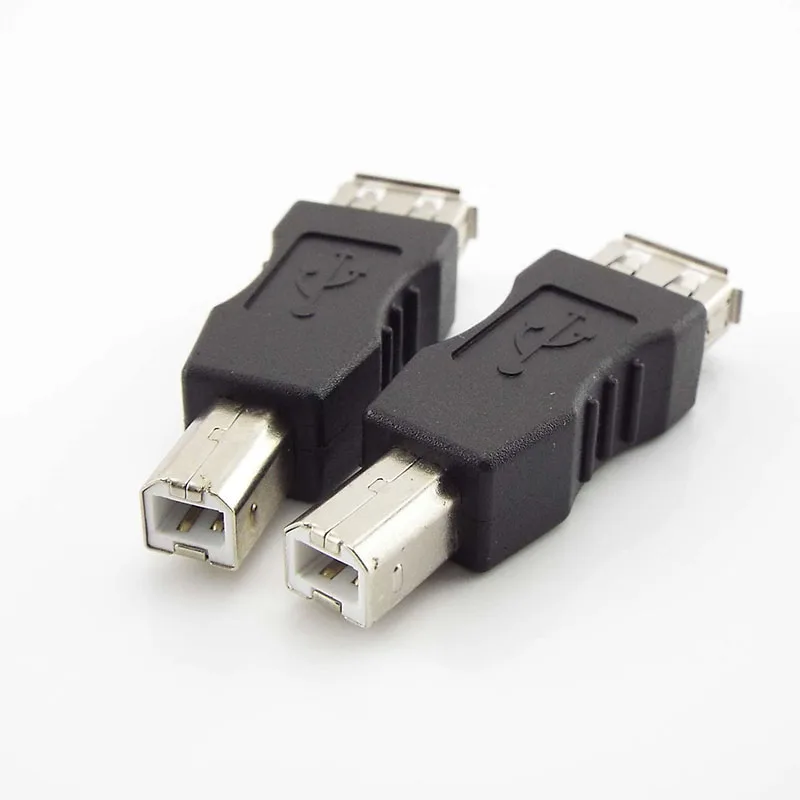 USB 2.0 Type A Female toType B Male Converter Connector Retail Port Adapter for USB Printer Print High Speed L1