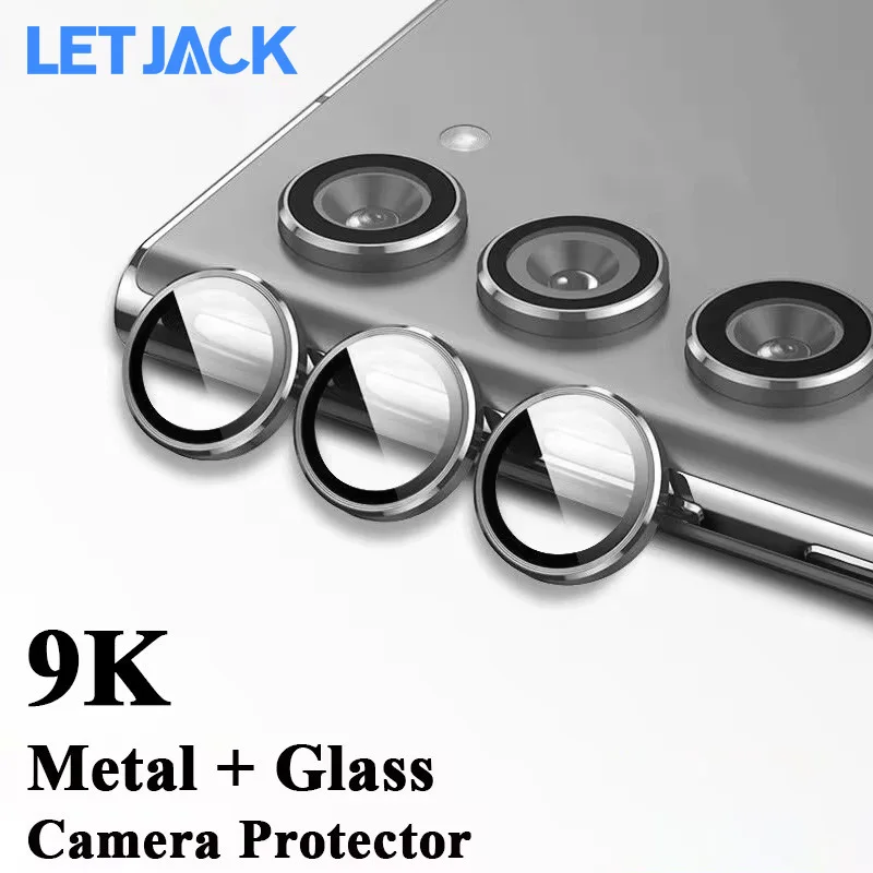 

One-click Installation Camera Lens Protector For Samsung Galaxy Z Fold6 Metal Ring Lens Glass For Samsung Z Flip6 Accessories