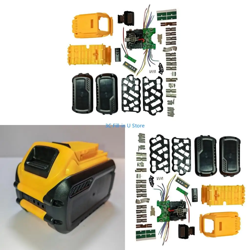 G8TA Easy to Assemble Battery Case for DeW 20V/60V DCB609 DCB606 18650 Tool Providing Performances