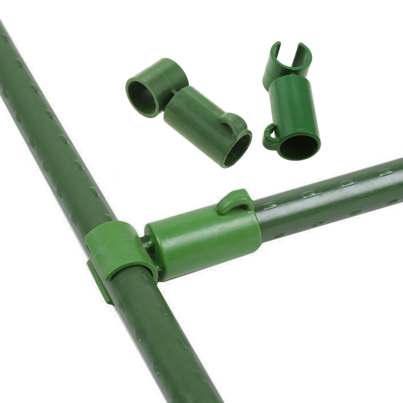 10Pcs Plastic Agricultural Greenhouse Plant Growing Support Shelf Bracket Connector for 16mm Pipe Garden Top Pillars Fixed Joint