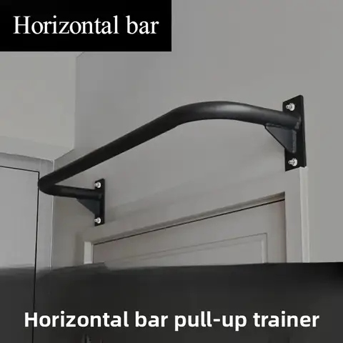 가정용 수평 막대, 실내 및 실외 풀업 피트니스 장비, 고정 벽 도어 장착, 벽 장착, 천공