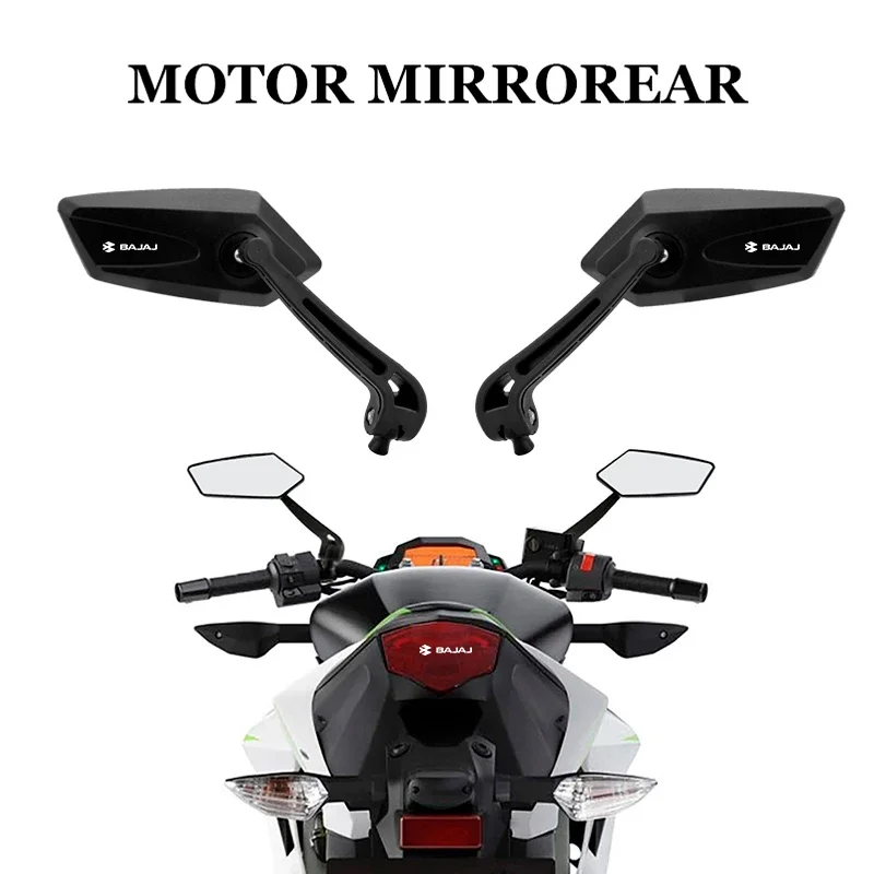 Adjustable Rotating Rearview Mirror For Bajaj Dominar 400 Touring 200 Pulsar NS Touring200   Motorcycle Side Rear view Mirrors