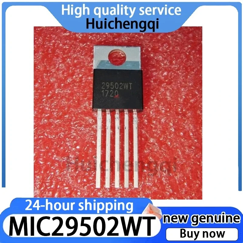 1PCS MIC29502WT Direct Insertion TO-220-5 1.25V~25V Linear Regulator (LDO)