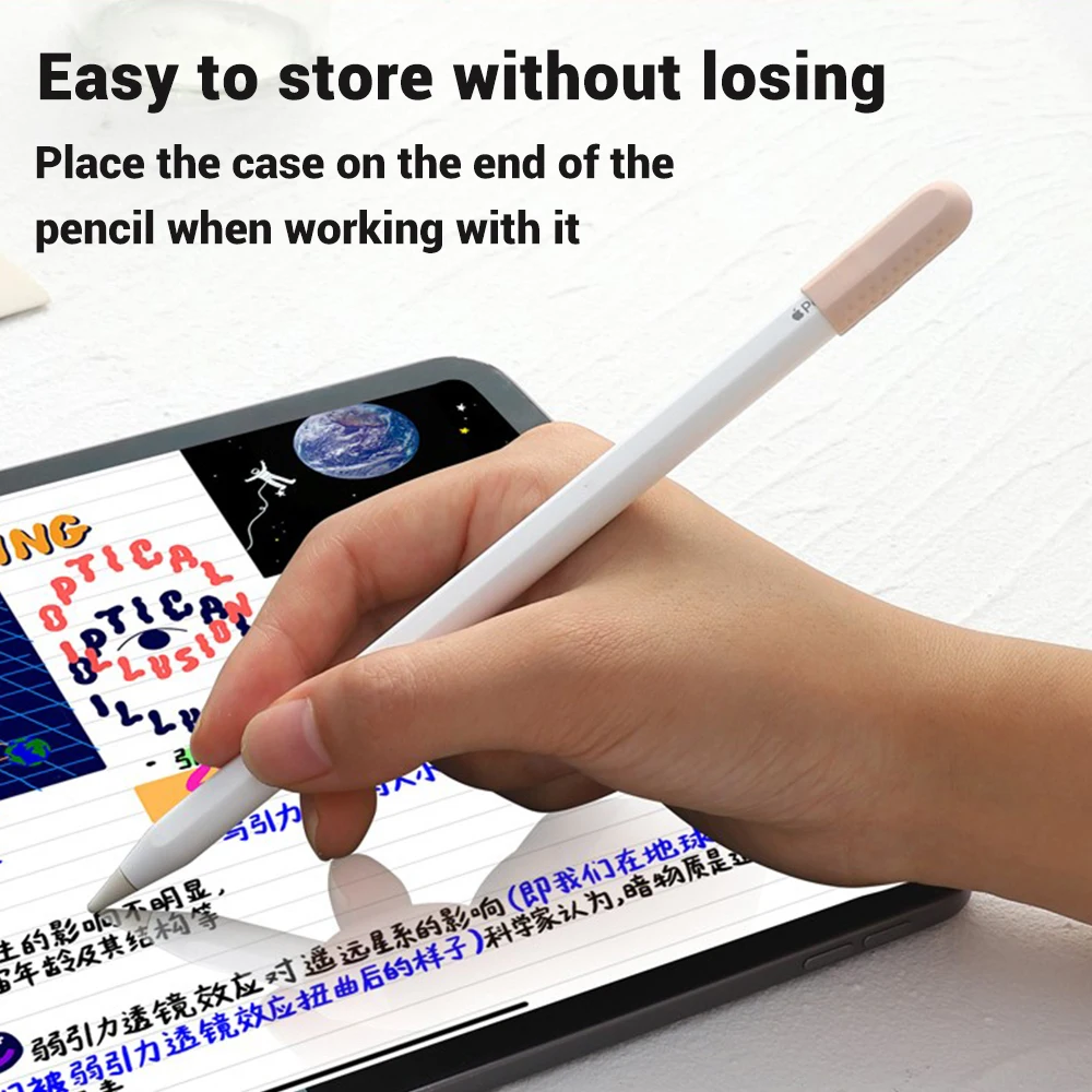 EMTRA Silicone Nib Cover For Apple Pencil 1 2 Replaceable Tip Case For iPad Pencil Stylus Penpoint Cover Silicone Protector Case