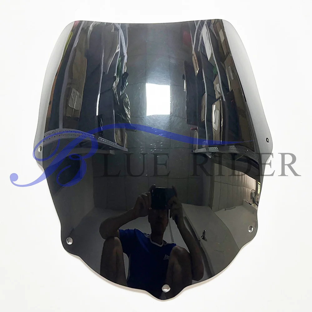 Motorcycle Windshield Spoiler Windscreen shroud Fairing Air Wind Deflector For Kawasaki ZZR250 ZZR 250 1992-2007