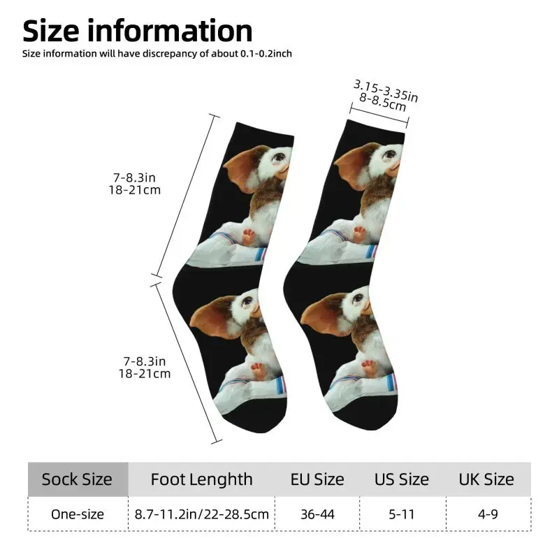 مخصص Kawaii الرجال Gremlins Gizmo فستان الجوارب للجنسين الدافئة مريحة ثلاثية الأبعاد الطباعة الرعب الوحش الخيال العلمي فيلم طاقم الجوارب