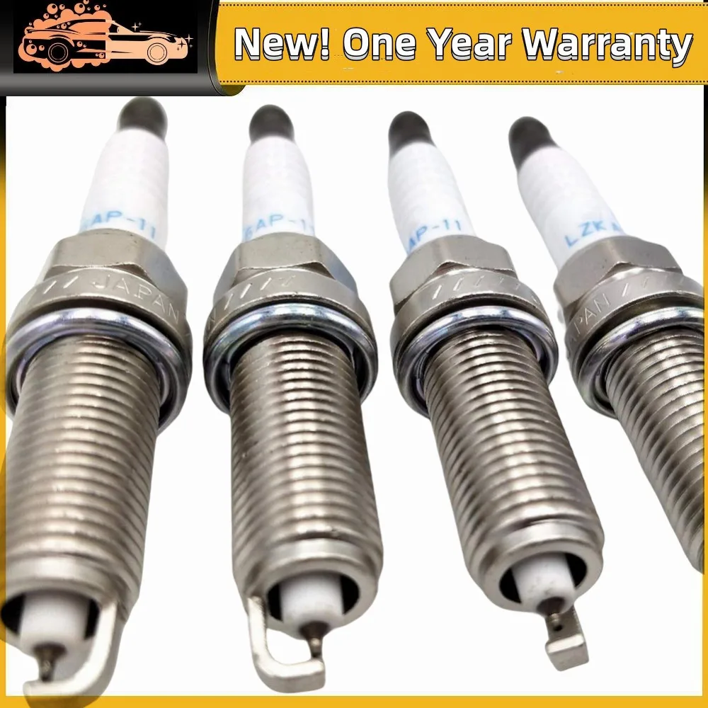 4 PCS 22401-CK81B LZKAR6AP-11 22401-ED815 Platium Spark Plug For NISSAN QASHQAI TIIDA X-TRAIL NV200 NOTE MARCH SENTRA