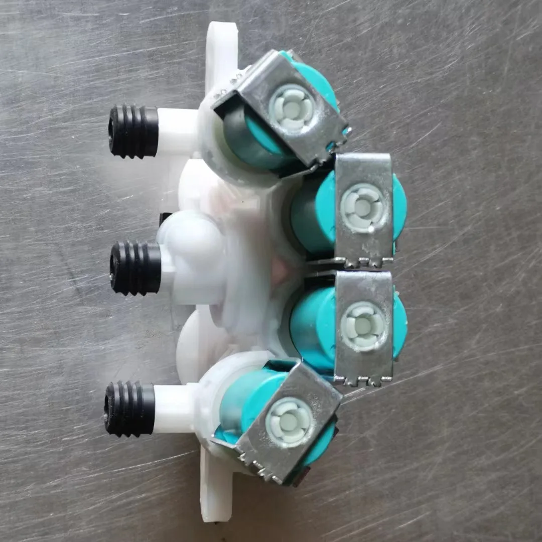 Washing Machine Water Inlet Valve W11165546 Four-head Water Inlet Solenoid Valve 120V New Water Injection Valve W11096267