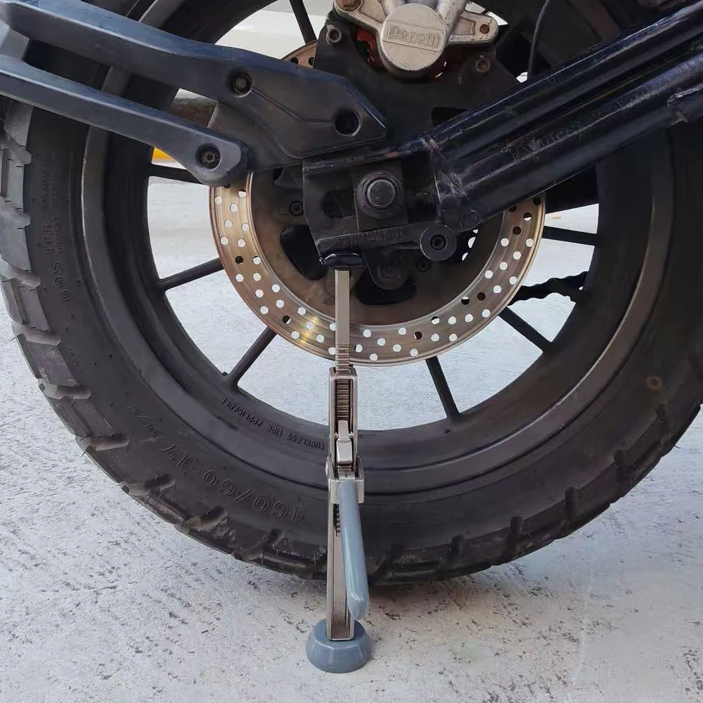 Portable stainless steel Motorcycle Lift Kit For Clean and adjust the car chain Ratchet lifting structure quick lifting lowering