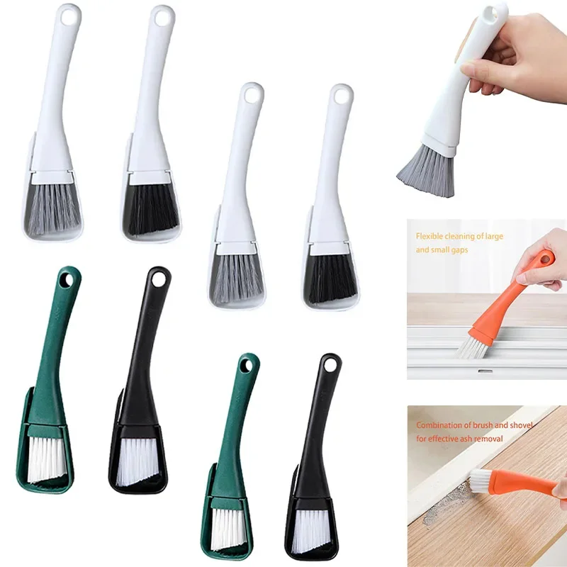 

Window Groove Cleaning Brush Door Slot Cleaner Door Floor Palt Keyboard Brush for Door Floor Gap Dustpan Household Cleaning Tool