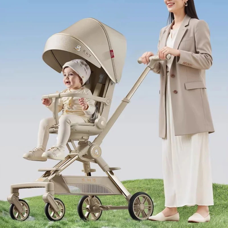 

Легкая коляска, может сидеть и лежать, детская коляска, детская коляска, прогулочная коляска, складные двусторонние детские коляски