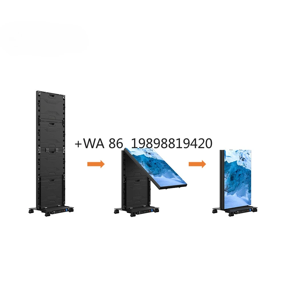 

Poster Screen Portable Indoor Led Banner Stand Display Screen for Shopping Malls Digital Folding