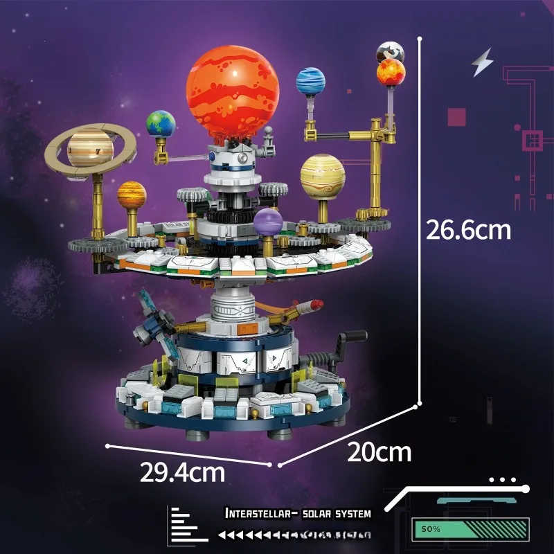 رائد الفضاء ميكا اللبنات اليدوية الإبداعية التجمع نموذج سكيت رائد الفضاء لعبة سطح المكتب زخرفة هدية عيد ميلاد