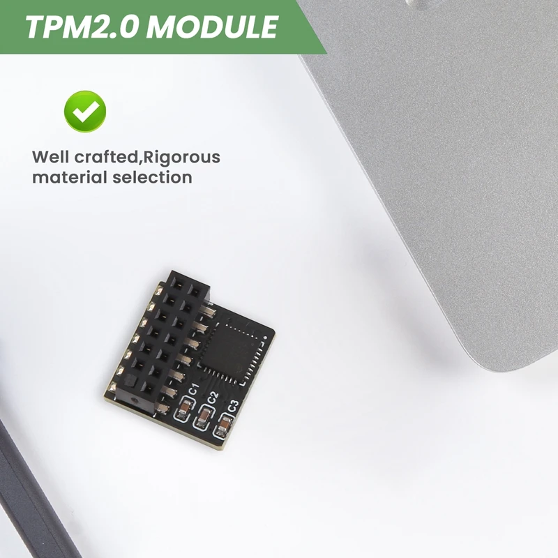 XTECH TPM โมดูลความปลอดภัย TPM2.0 สําหรับ ASUS TPM SPI Parallel Trusted Platform โมดูล Multi-Function แบบพกพาโมดูล