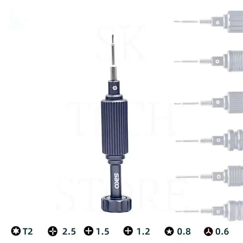 6In1 SK-L1 طقم مفك براغي صلابة عالية محدب الصليب توركس T2 Y0.6 Pentalobe فيليبس للهاتف ساعة اللوحي إصلاح افتتاح أداة