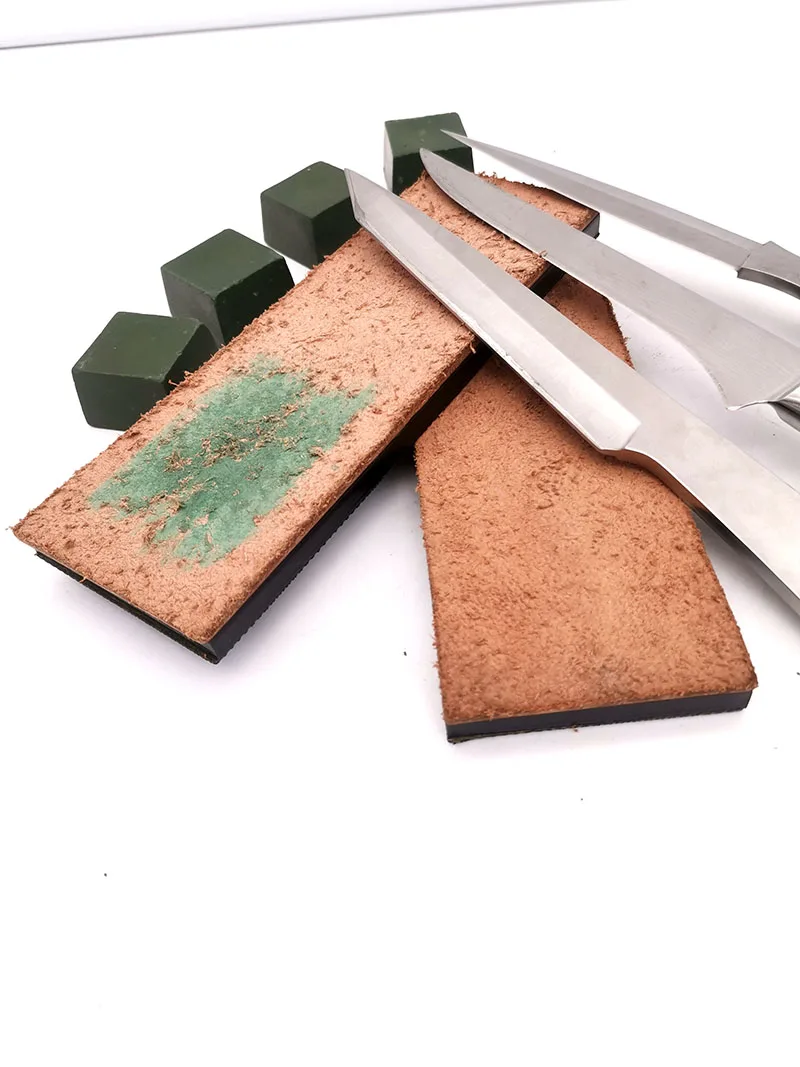 Spitzer schärfen stein leder honen talkum verbindung schärfen paste polieren paste schärfen messer Schärfen wachs Streichriemen