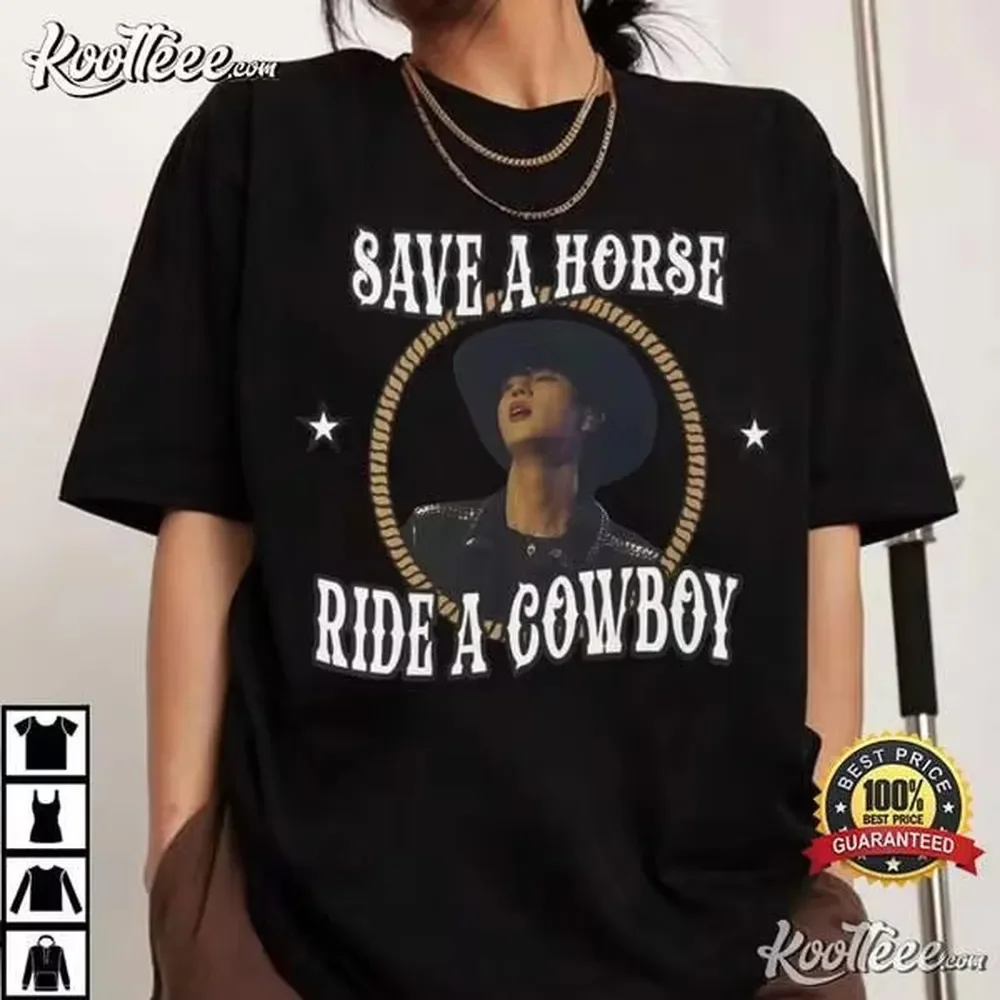 Cowboy Seok Gift For Fan T-Shirt,Cotton Graphic Tees,Family Matching Outfits,Shirts Y2k,Local,Couple Matching Outfits Vacation