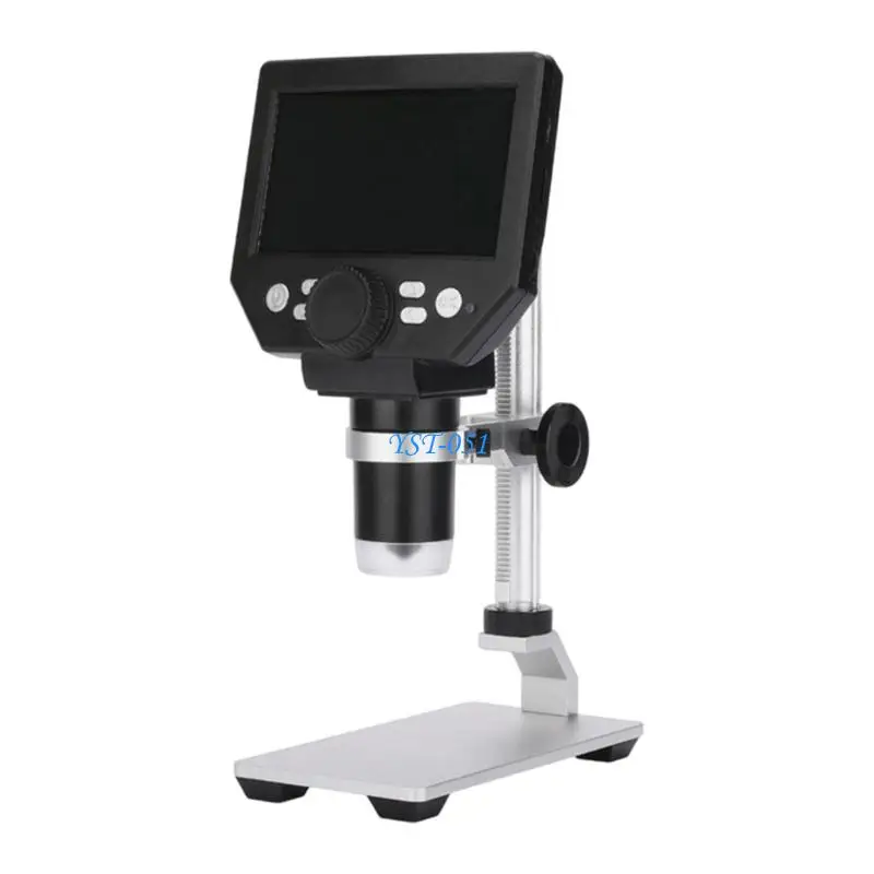 E15A 1000X Magnification Microscope With 4.3inch Screen And Aluminum Stand For Lab Use Professional Microscope