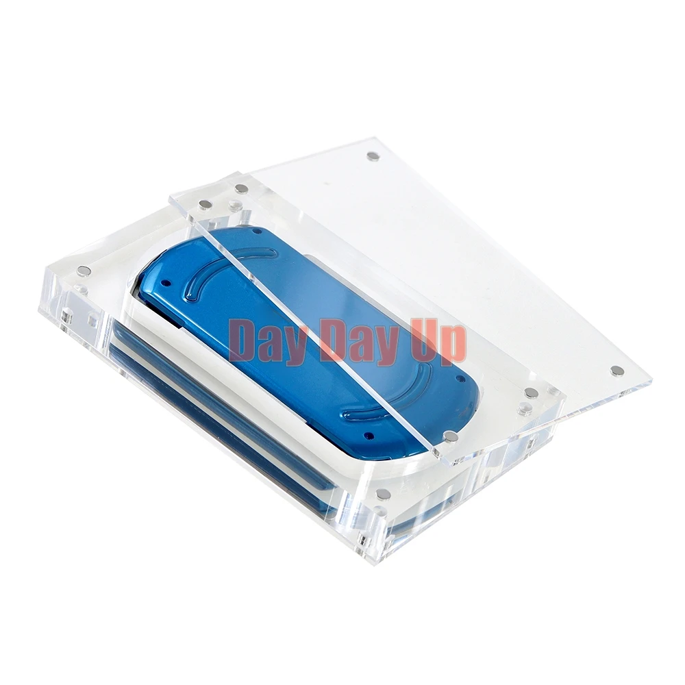 3 قطعة ل PSP GO واضح شفاف تخزين صندوق أكريليك مغناطيسي ل PSPGO لعبة وحدة التحكم غطاء شل صندوق عرض موقف