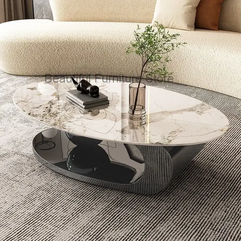 Nordic Tea Side Table Console Mesa Center Black Corner Small Patio Living Room Table Marble Stolik Kawowy Theater Furniture