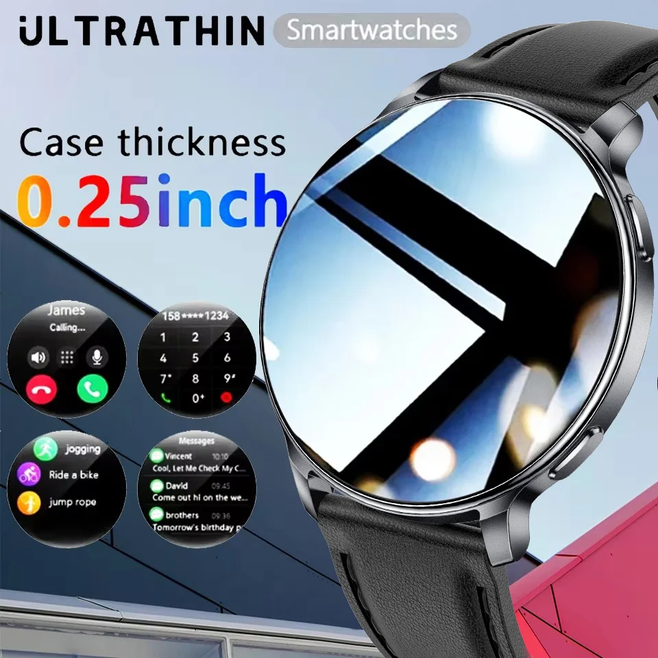 

Ultra Thin SmartWatch 1.32" AMOLED Display HD 466*466 Always Show Time Call Reminder for Women Men New Original Smartwatch gift