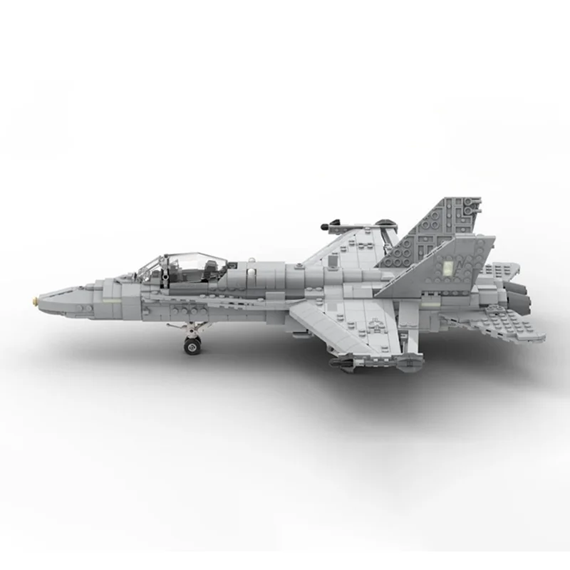 935pcs MOC Creator Designer McDonnell Douglas F-18C Hornet Model Building Blocks Toy Brick Craft Art Idea DIY Display Creative