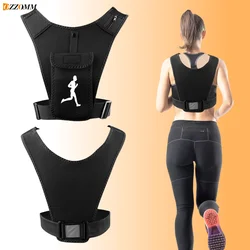 1PC Reflective Running Backpack, Lightweight Sport Running Vest Mobile Phone Cards Bag For Jogging Fitness Male Female