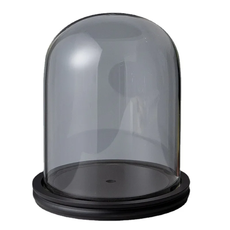 New Eternal Flower Glass Cover Dust-proof Figure European Ornament EVA Anti-Falling Buckle Bottom Belt Rubber